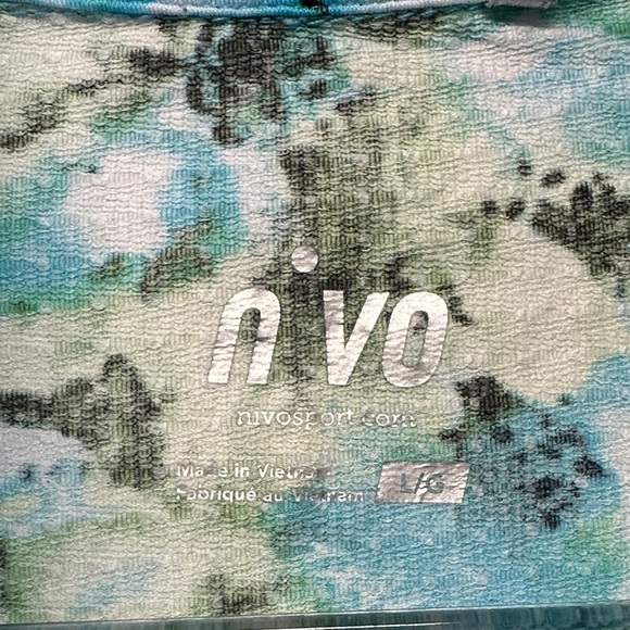 NVO Laurisa Long Sleeve Mock Curacao Blue - Picture 3 of 7
